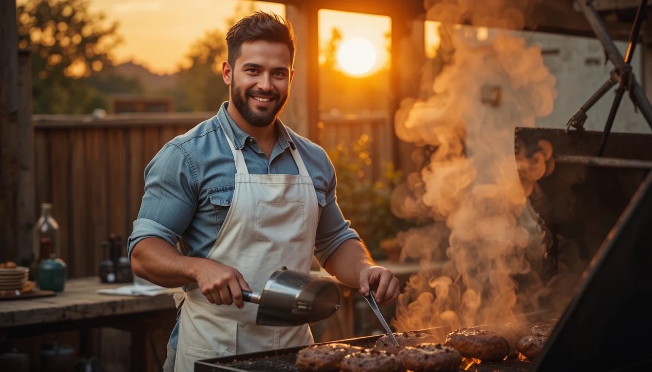 Das Schweinchen grillen Das Schweinchen grillen